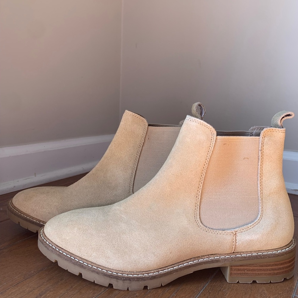 Steve Madden Tan Ankle Boots Suede Size 10